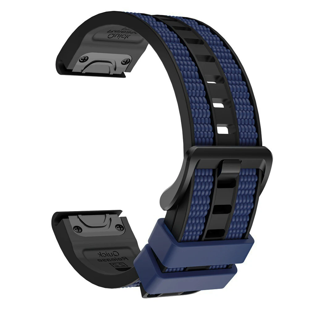 Premium QuickFit Silicone Strap for Sports Watches - 22mm/26mm
