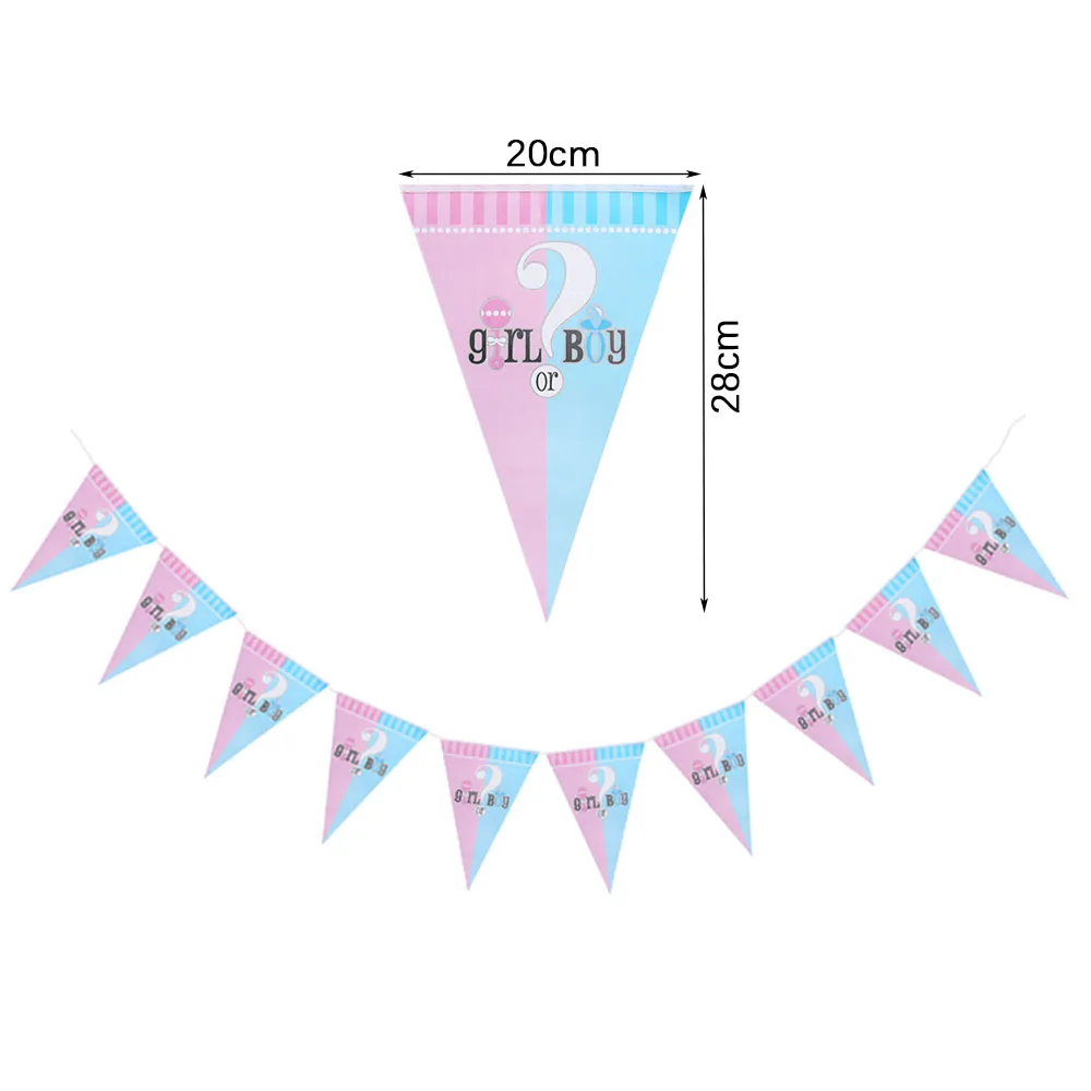 Gender Reveal Party Tableware Set - Baby Shower Decorations with Plates, Cups, and Balloons