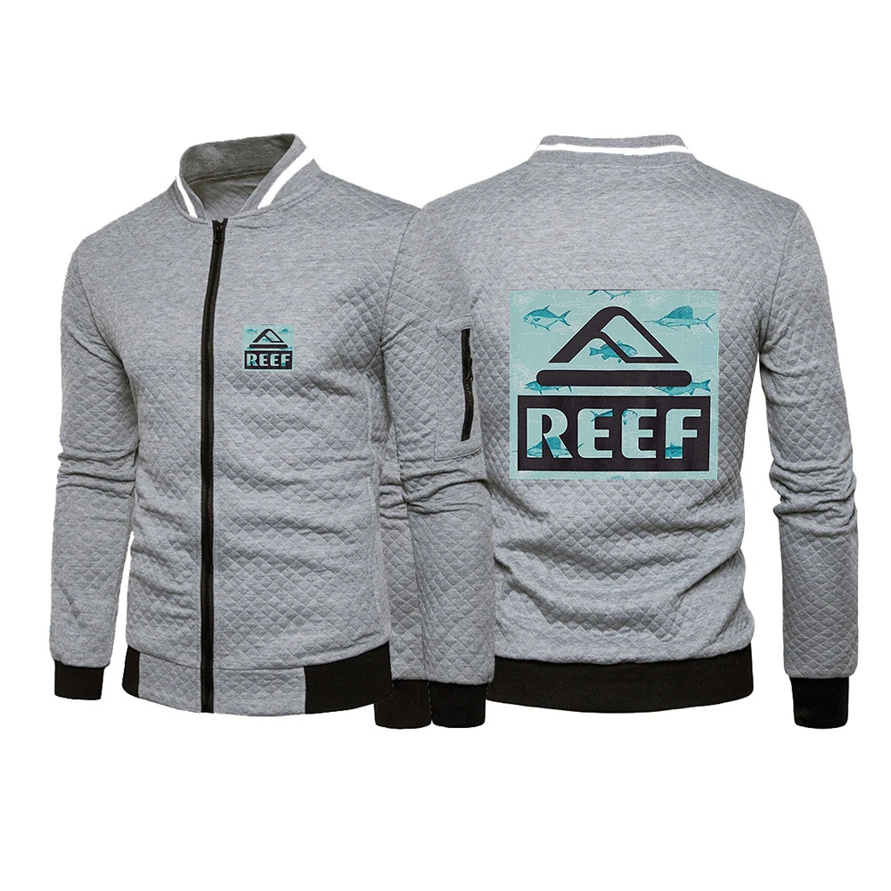 Reef new spring and autumn men's comfortable and leisure six-color zipper fashion high-quality sweatshirt