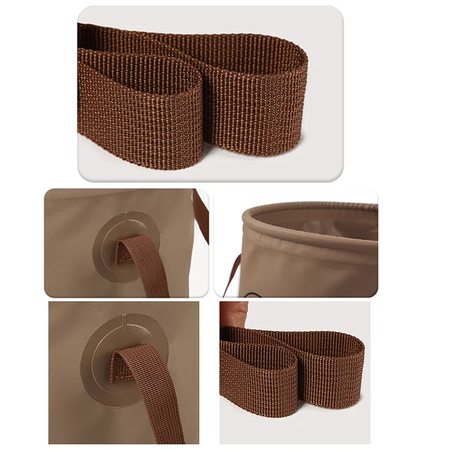 다양한 활동에 최적화된 방수 접이식 물 싱크 버킷