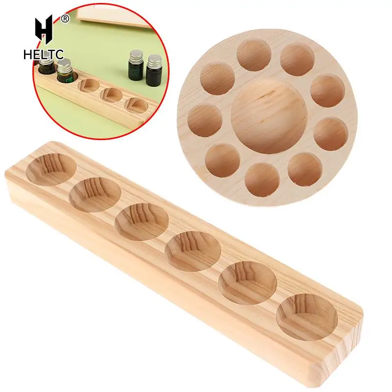 Espositore In Legno Per Olio Essenziale Espositore Per Olio Essenziale A 6/10 Fori Liscio Per Portabottiglie Di Profumo Di Oli Essenziali Doterra