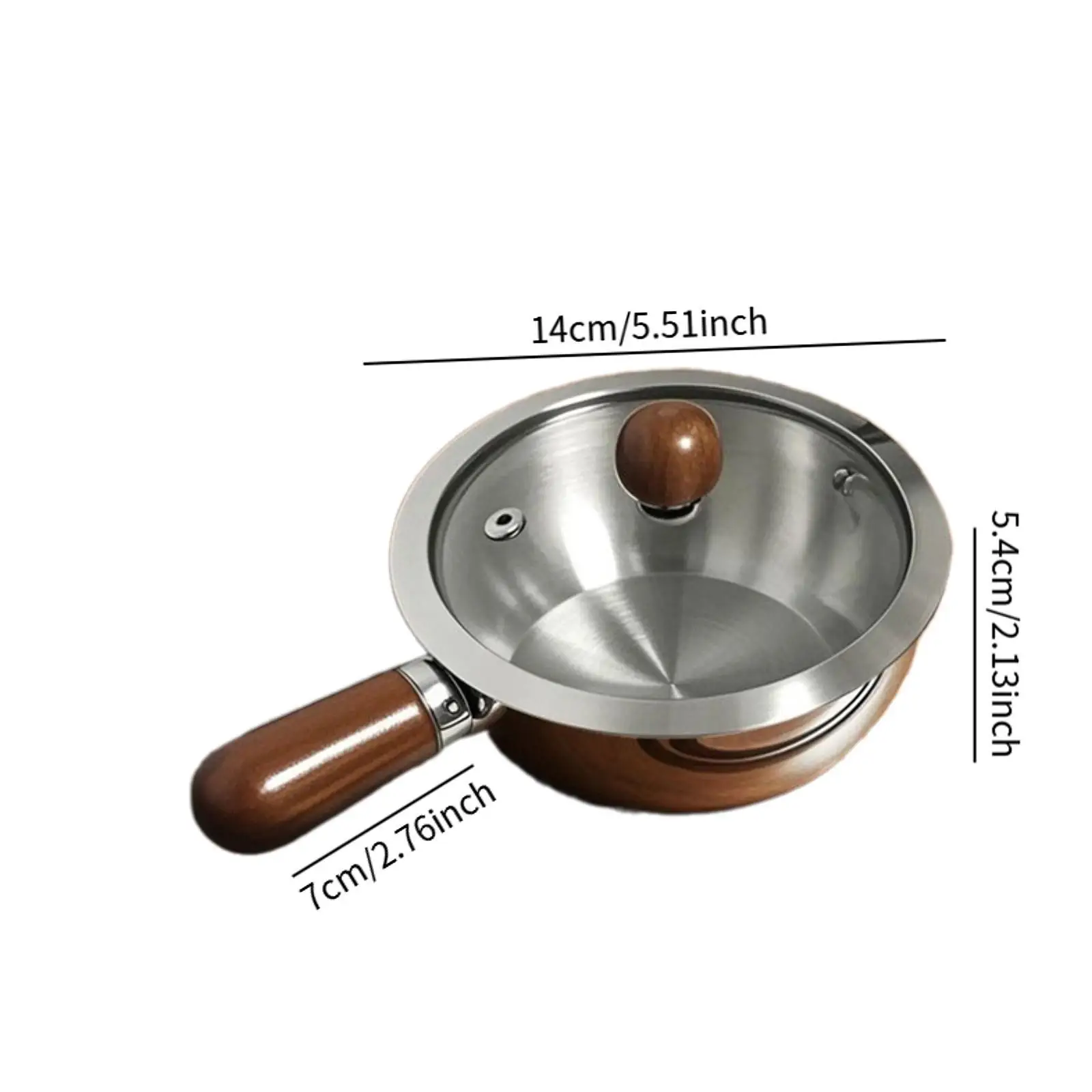 Milk Pot Stainless Steel for Boiling Kitchen Cookware Portable Household Small Saucepan Butter Melting Pot Butter Warmer Milk Pot Stainless Steel for Boiling Kitchen Cookware Portable Household Small Saucepan Butter Melting Pot Butter Warmer