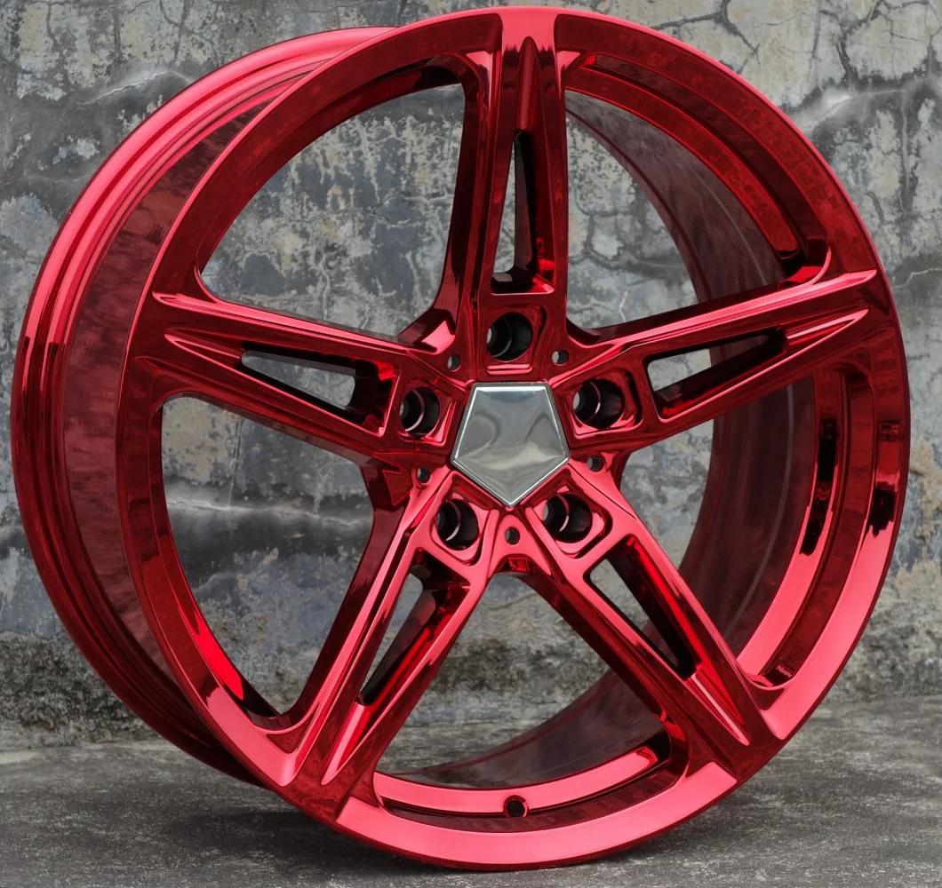 

Red Chrome 18 Inch 18x8.0 5x112 5x120 Car Accessories Alloy Wheel Rims Fit For BMW Mercedes Audi Volkswagen