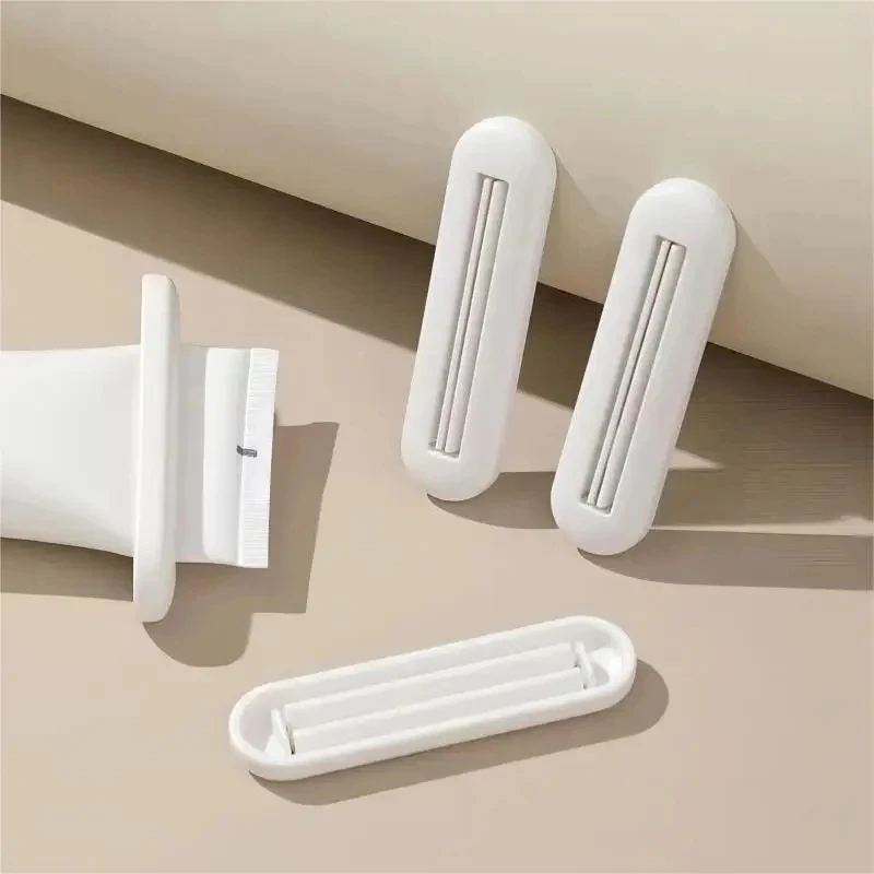 1/2pcs Toothpaste Squeezer, Toothpaste Clip, Facial Cleanser Hand Cream Squeezer, Household Manual Toothpaste Rolling Squeezer