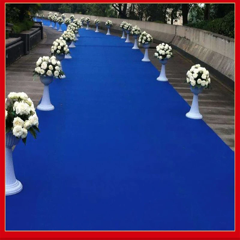 Wedding Carpet Nonwoven Outdoor Corridor Runner For Wedding Ceremony Christmas Party Customizable