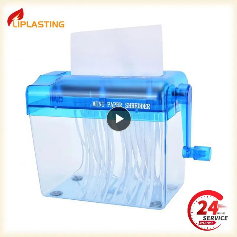 Paper Shredder Paper Cutting Machine Mini Manual Shredder Portable Hand Shredder for Office & Teaching