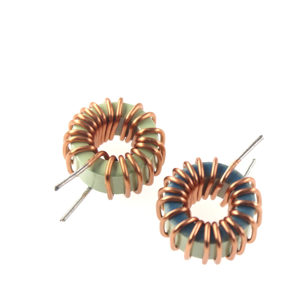 Set of 2 Blue and Green Multi-Spec Magnetic Ring Inductors, 20MM Size