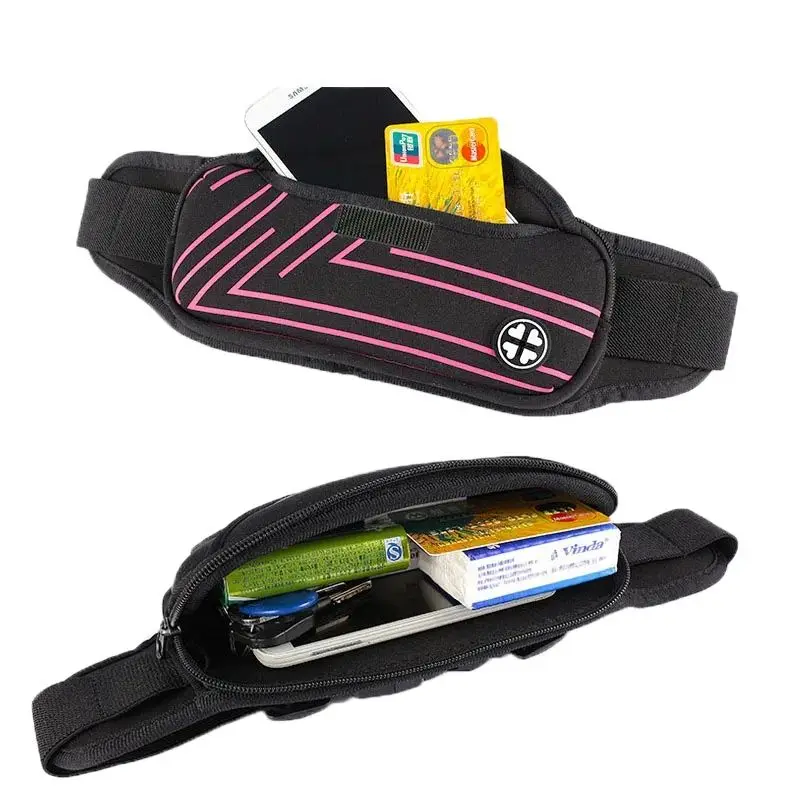 Sports Waist Bag High Quality Cycling Running Belt Bag Pack Multi-Pockets Mobile Phone And Keys Pouch For Jogging Climb 4