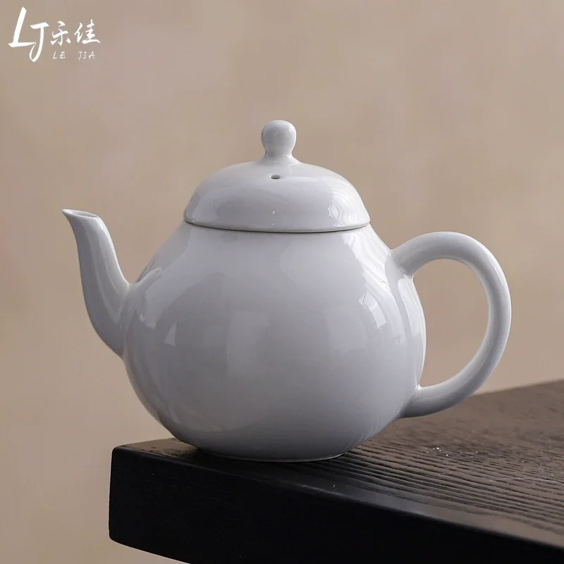 120ml Plant Ash Handmade Teapot Household Simple Filter Teapot Boutique Pot Tea Maker Kettle Cafes Accessories Ornaments 1pcs