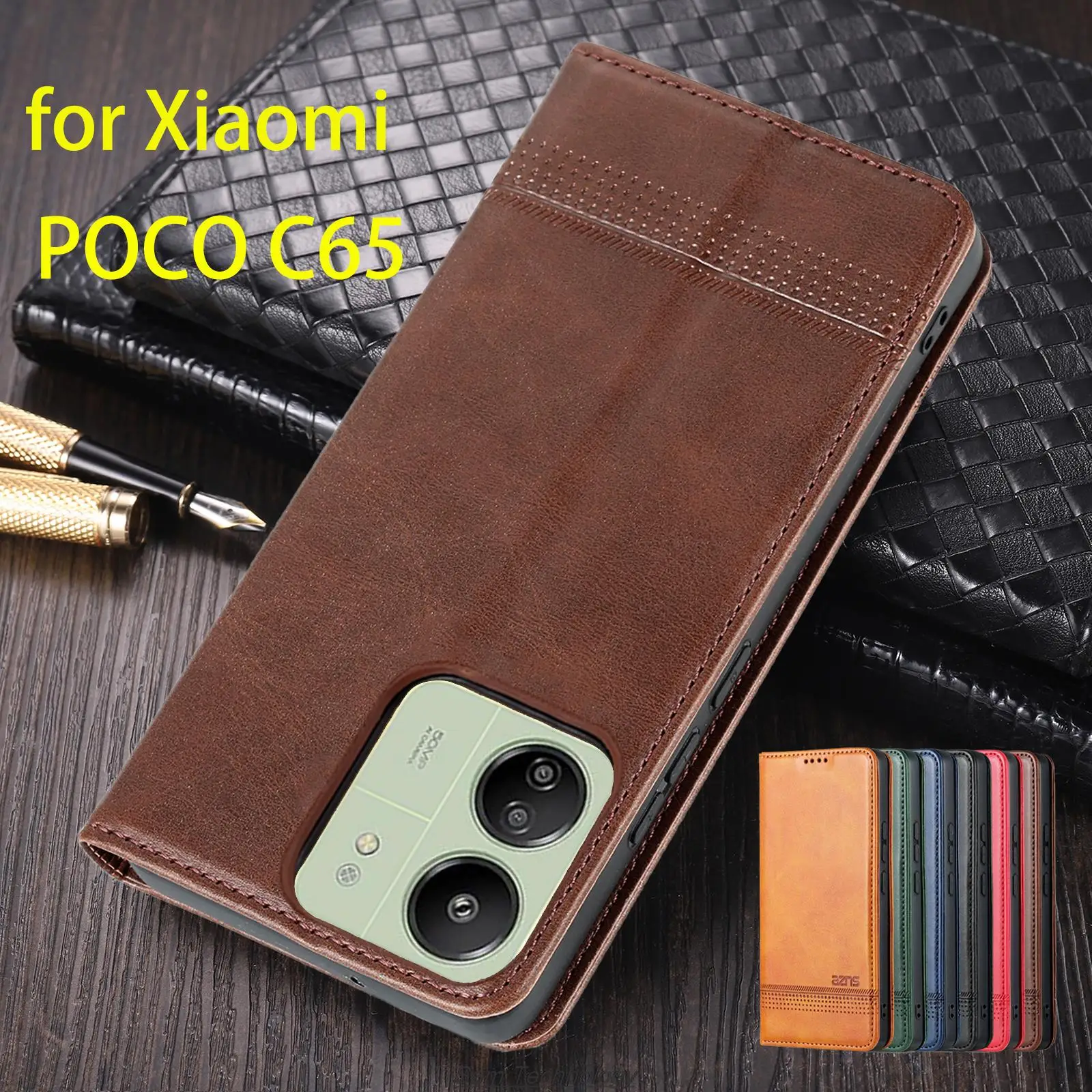 Deluxe Magnetic Adsorption Leather Flip Cover Protective Case