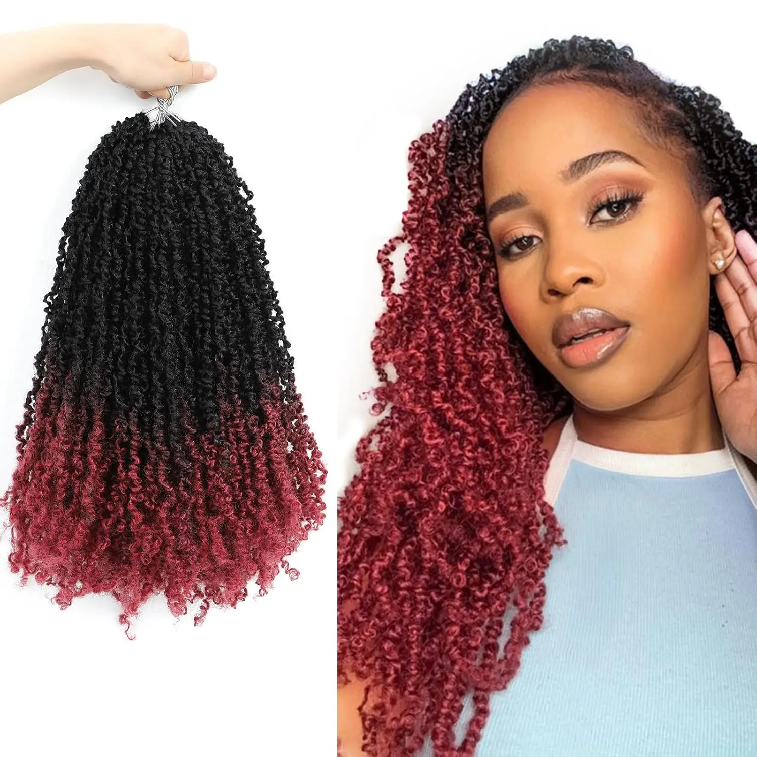 Synthetic Crochet Hair Yanky Passion Twist 30.48 cm