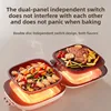 Double heating domestic pancake pan electric frying pan deepening and enlarging multi-function pancake stall 4