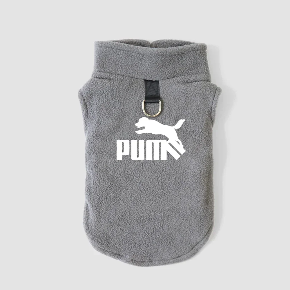 Polaire pour chien amusante imprimée PUMdog avec accroche laisse - 2025 - Vêtement et accessoires pour chiens - Doglovedesign