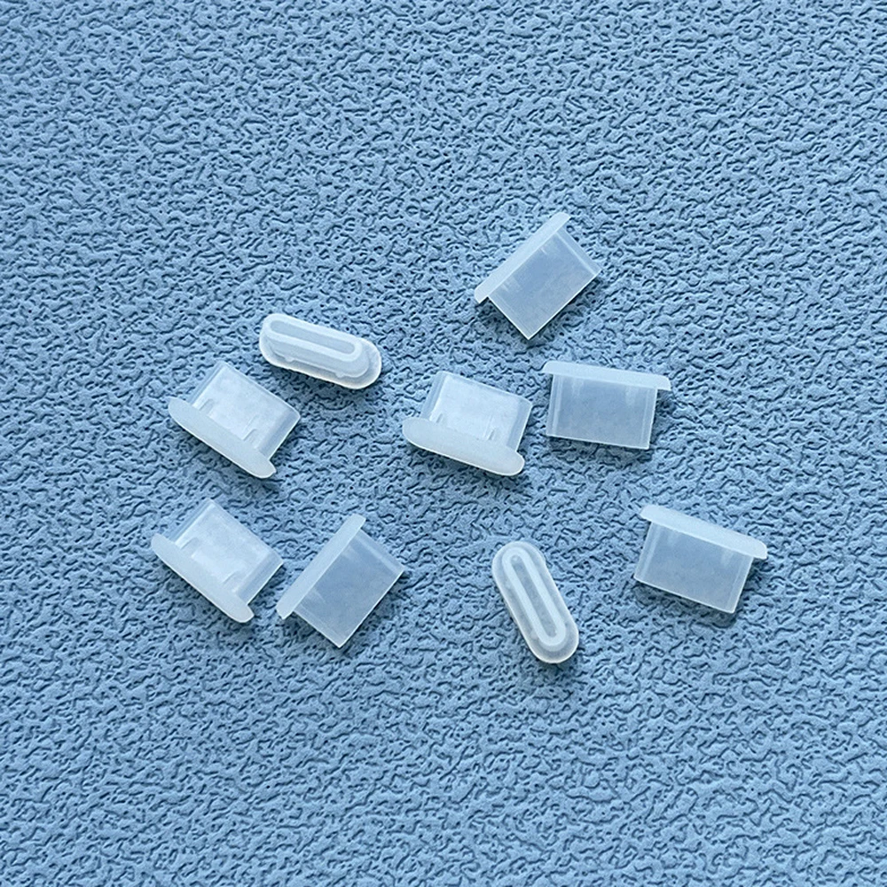10/30/50PCS Type-C Silicone Dust Plugs Phone USB Charging Port Protector Cover Anti-dust Cap for Samsung Xiaomi Huawei Type C Dust Plugs