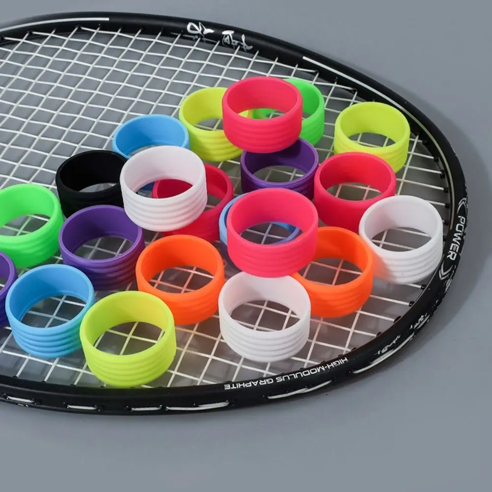 Silicone Tennis Racket Grip Ring Handle Closure Rubber Ring tennis accessories racket grip 4 Pcs