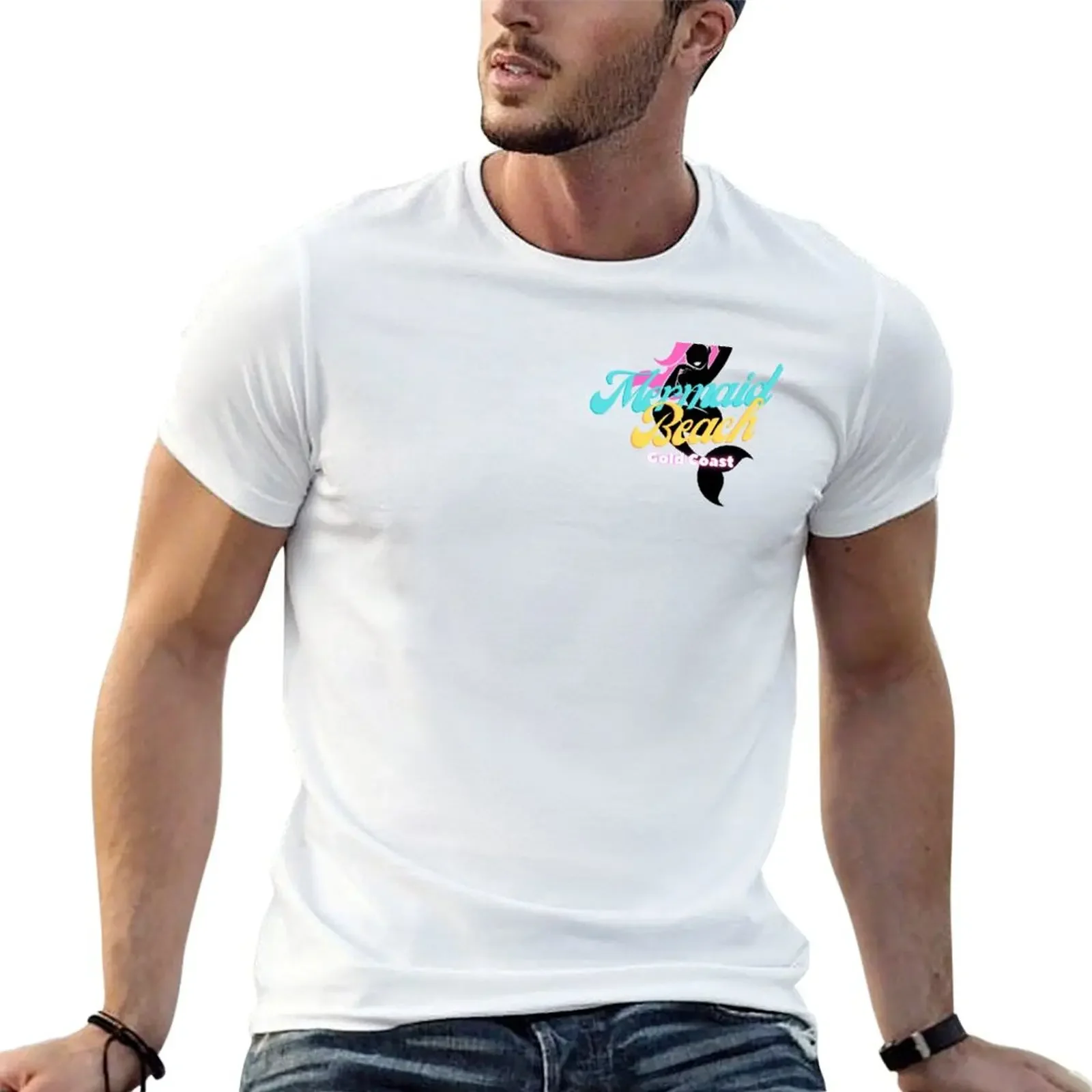 

Mermaid Beach Gold Coast T-shirt sweat korean fashion mens funny t shirts