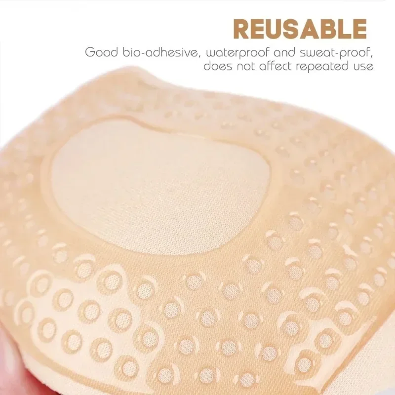 Invisible Strapless Adhesive Stick Bra Strapless Push Up Bras Women Lingerie Seamless Silicone Nipple Covers Bralette Underwear 6