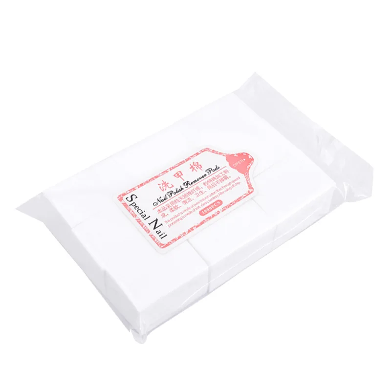 Nagel Baumwolle Nagellackentferner Tücher Gel Sauber Maniküre Servietten Fusselfreie Tücher Reiniger UV Gel Polnisch Papier Pads Handtuch Nagel Werkzeug # V – Detail 7