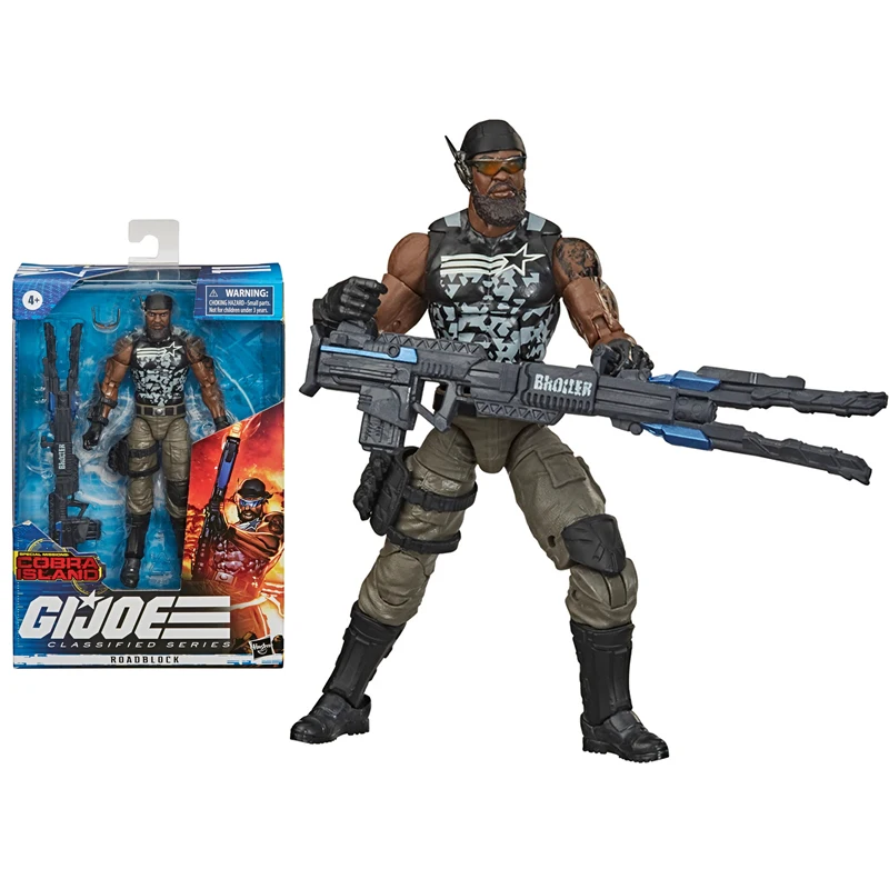 

100% оригинал G.I. Экшн-фигурка Джо классифицированная серия 6-дюймовая Roadblock коллекционная игрушка подарок на день рождения