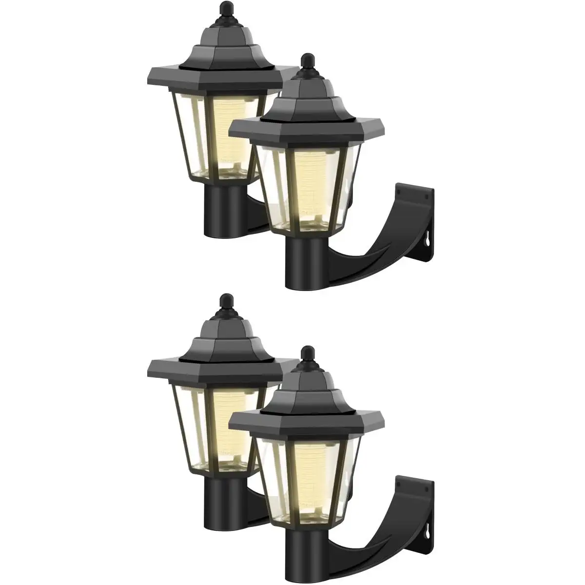 4Pcs Warm Light