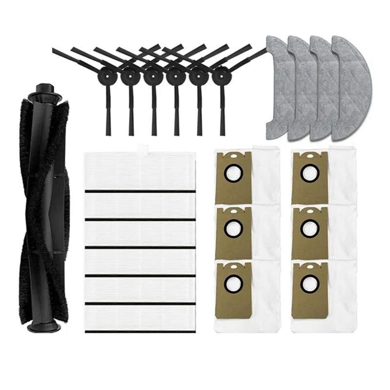 

Детали для Imou L11 L11 Pro Аксессуары для робота-пылесоса, основной вращающийся край, боковая щетка, Hepa фильтр, Швабра, тряпка, пылесборник