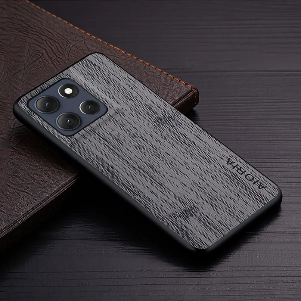Luxury Bamboo Wood Pattern Leather Phone Case Cover - Premium Design for Motorola Moto G Series