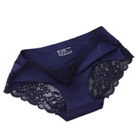Ensemble/lot de slips confortables en dentelle sans couture pour femmes, culotte ajourée, sous-vêtements taille basse, culotte de Sport douce, Lingerie Sexy pour dames 6