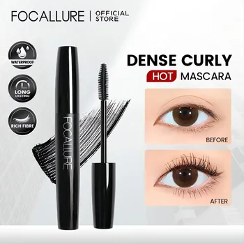FOCALLURE 컬링 속눈썹 연장 블랙 마스카라, 방수, 오래 착용, 속눈썹 연장, 아이 뷰티 메이크업, 여성 화장품