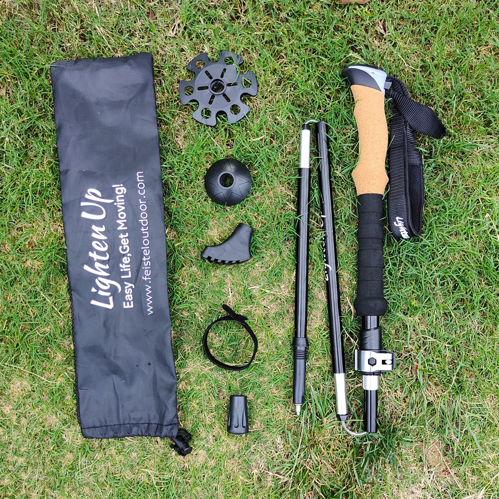 Bastoncini Da Trekking LEKI Lhasa - Donna, Alluminio, Regolabili 90-125 Cm, Impugnatura In Sughero Bastoncini Leki Lhasa Donna 90-125 Cm Alluminio Sughero