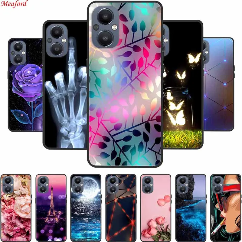 Per Oppo Reno 8 Pro Plus Custodia Cover Posteriore Morbida In Silicone Nero Per Oppo Reno 8 Pro Plus Custodia Per Telefono Reno8 Pro Plus Funda