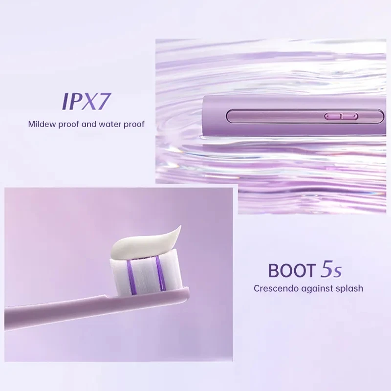 SOOCAS X3 프로 소닉 전동 칫솔, 긴 배터리 수명, UVC 살균 상자, IPX7 방수, 미백 자동 칫솔