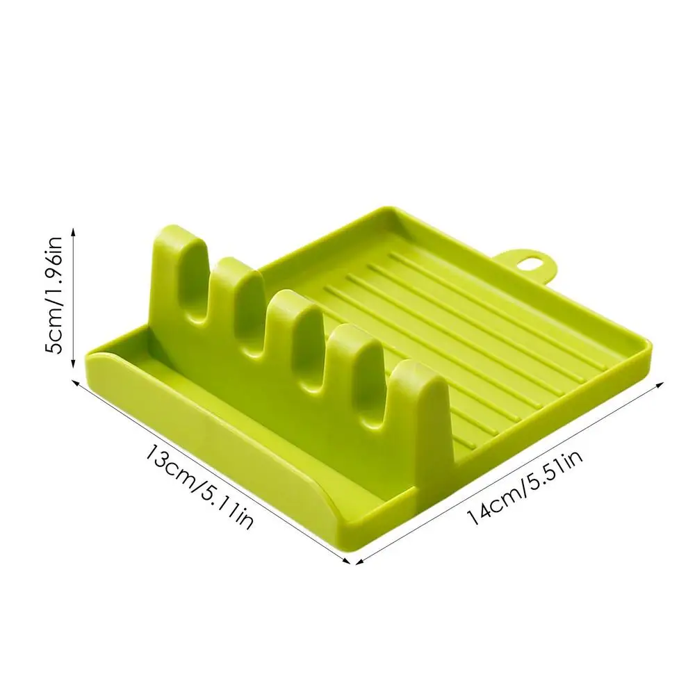 Description Picture 5 of itemSpoon Rest With Lid Holder Heat-Resistant Cooking Ladle Holder Spatula Ladle Spoon Utensil Rests For Kitchen Countertop Stove