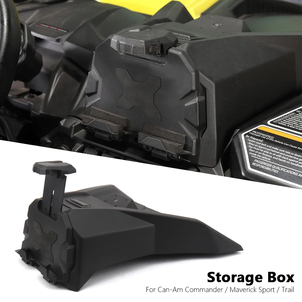 Storage Box Electronic Equipment Bracket UTV Electronic Integrated For Can-am Maverick Sport Trail 1000 800 Commander Max 2019 - tactical headset accessorie bracket wendy exfil helmet serie rail adapter for impact sport electronic earmuff shooting headphone