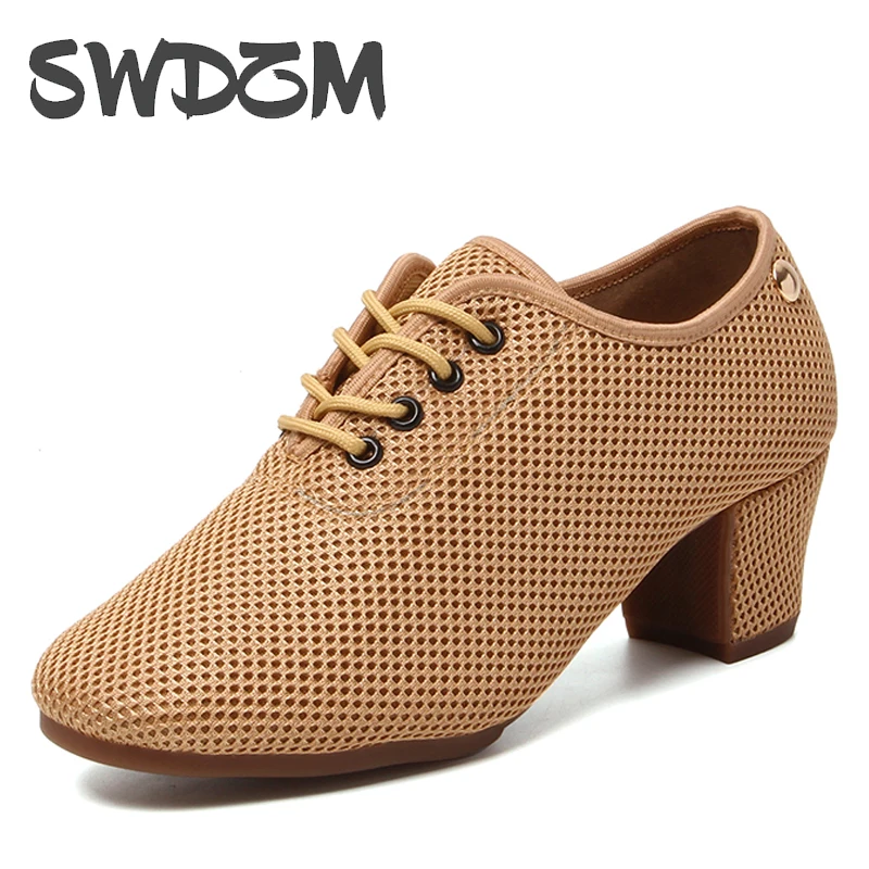 SWDZM Men Standard Dance Shoes Ballroom Shoe Breathable mesh low