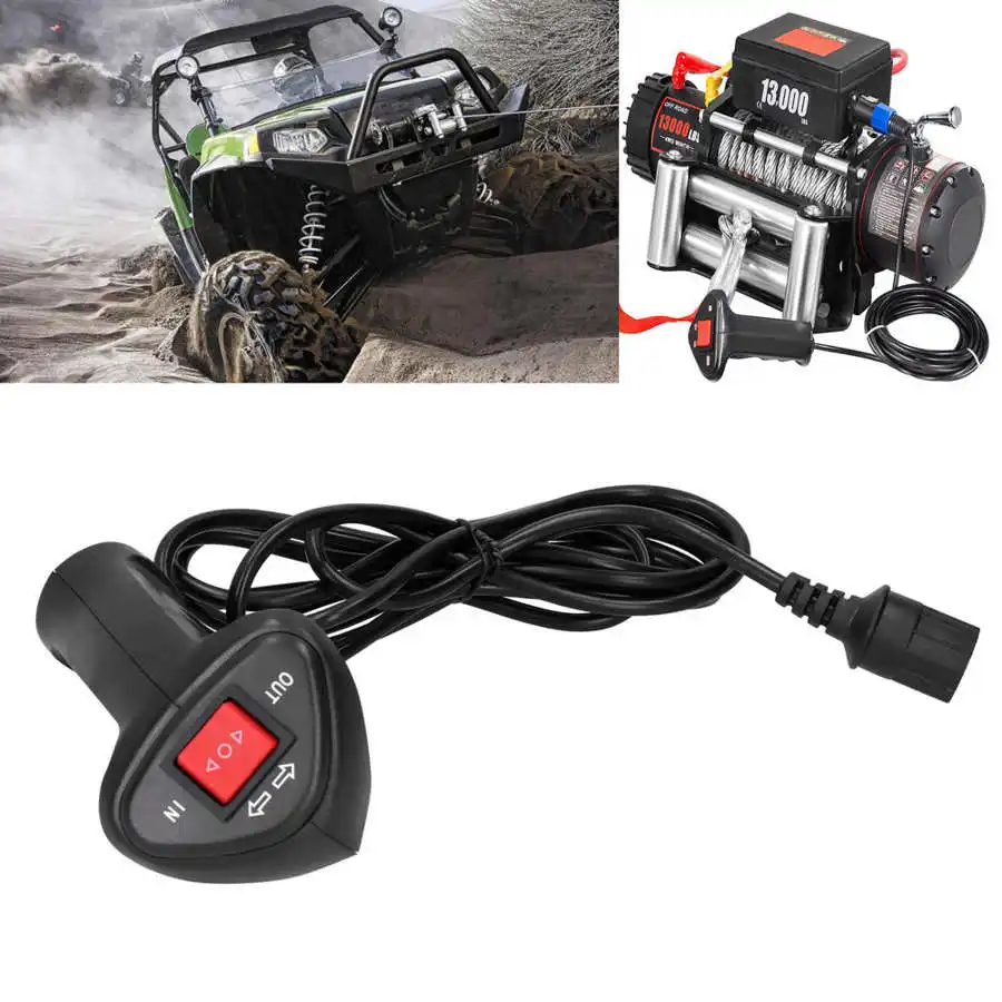 Universal Electric Winch Remote Control Controller with 9.2ft Cable for