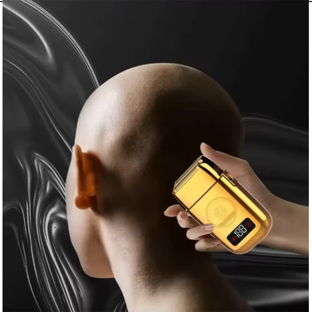 Kemei KM-TX3 Electric Shaver Men's Shaver Beard Trimmer Blade Head Shaving Beard Trimmer LCD Electric Shaver Reciprocating 6
