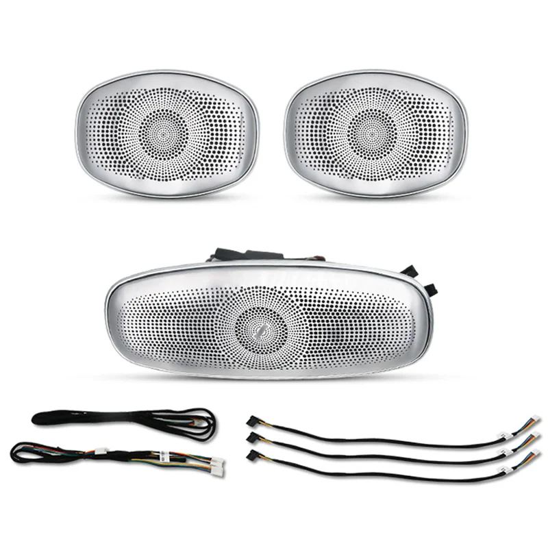 메르세데스 벤츠 E 클래스 S 클래스 W213 W222 7/64 색상 자동차 천장 LED 주변 조명 스피커 회전 트위터 사운드 혼