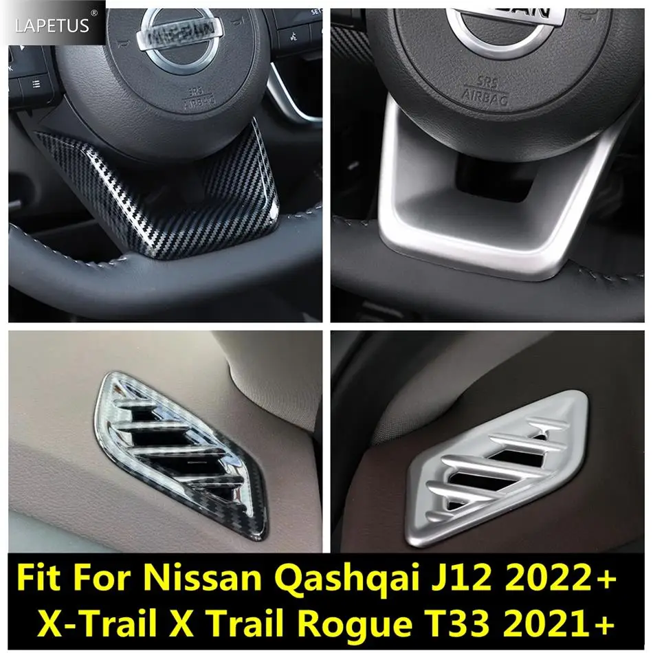 

Steering Wheel Frame / Side Air AC Vent Outlet Cover Trim For Nissan X-Trail X Trail Rogue T33 2021 2022 / Qashqai J12 2022 2023