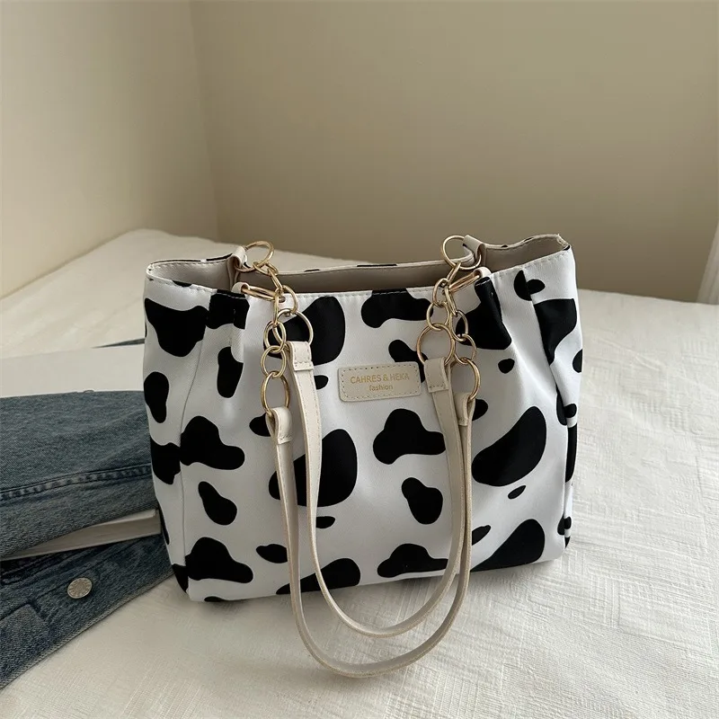 New Korean Style Canvas Tote Bag for Women - Large Capacity Casual Handheld & Shoulder Personalized Handbag