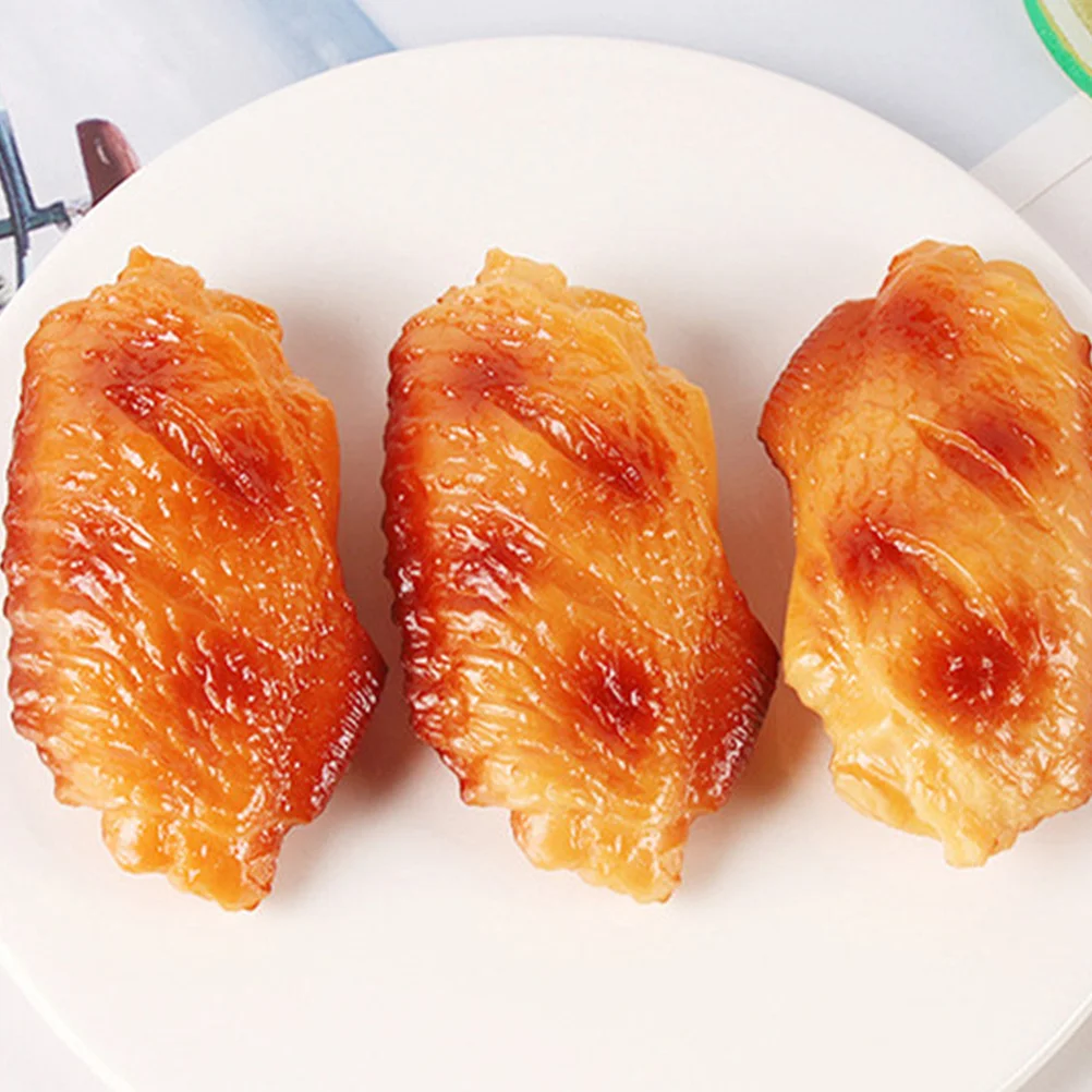 

4 шт., декоративные поддельные куриные барабанные палочки