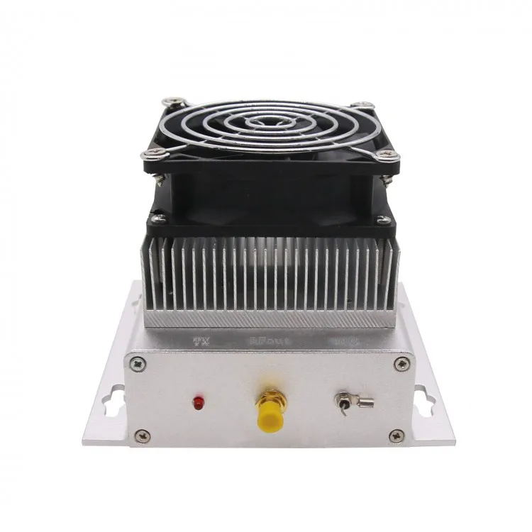 HF Radio Power Amplifier UHF 400-470MHZ 433MHZ 80W Ham Interphone + Heatsink + Fan