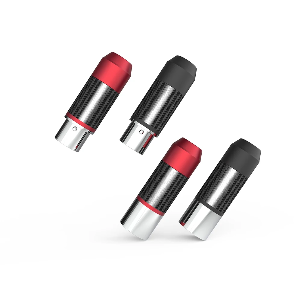 Viborg Pura Prata Xlr Plug Conector Jack Equilíbrio de Prata Pura Hifi Cabo Mic Áudio Xm203ag Xf203ag