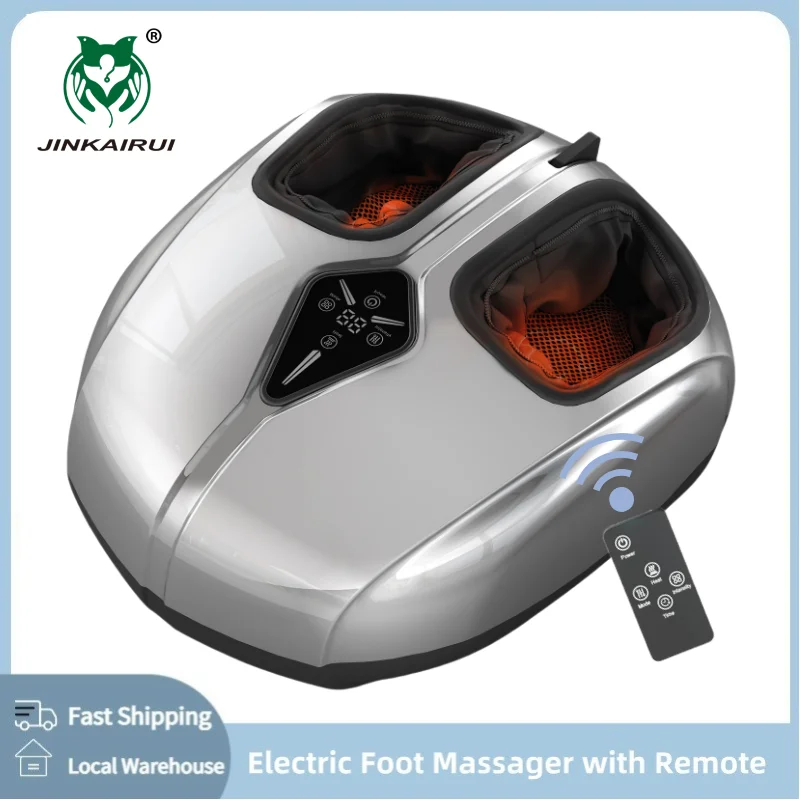 Electric Foot Massager with Heat and Air Compression for Relief