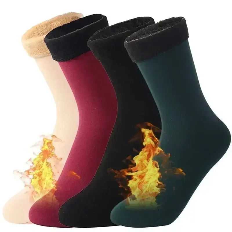 Women's Winter Warm Fleece Thermal Socks 2