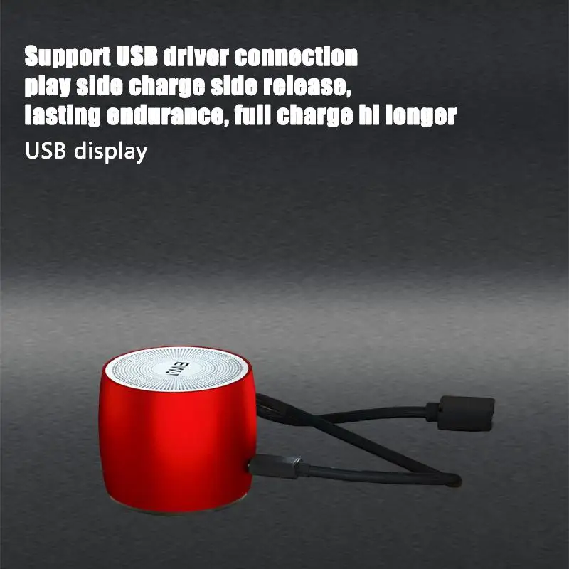 

Качественный звук в любом месте благодаря мини-внешнему Bluetooth-динамику A103-ваш портативный новый металлический маленький сабвуфер S