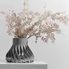 Modern Leather Glass Vase Home Decoration Hydroponic Flower Arrangement Tabletop Dried Flower Vase Creative Skirt Vase Ornament 1