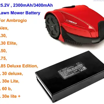 Ambrogio alex, l30, l30 elite, l50, l75, l85 deluxe, tech line d7 용 cameron sino 2300 mah 배터리, zucchetti 075z01300a 용