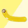 Food Grade Plastic Banana Storage Case Banana Shaped Anti-Squeezing Banana Saver Sealed Reusable Banana Keeper for Travel 5