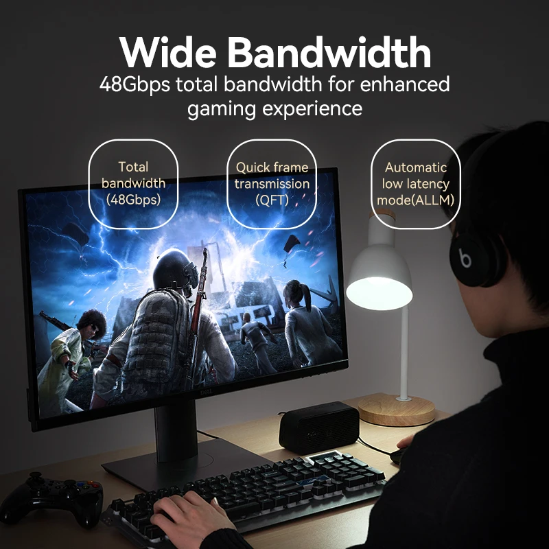 HDMI cable Vention 8K@60Hz HDMI 2.1 Cable 3D Video High Speed Certified 48Gbps HD Digital HDMI Cable for Samsung Sony Xiaomi TV Swictch