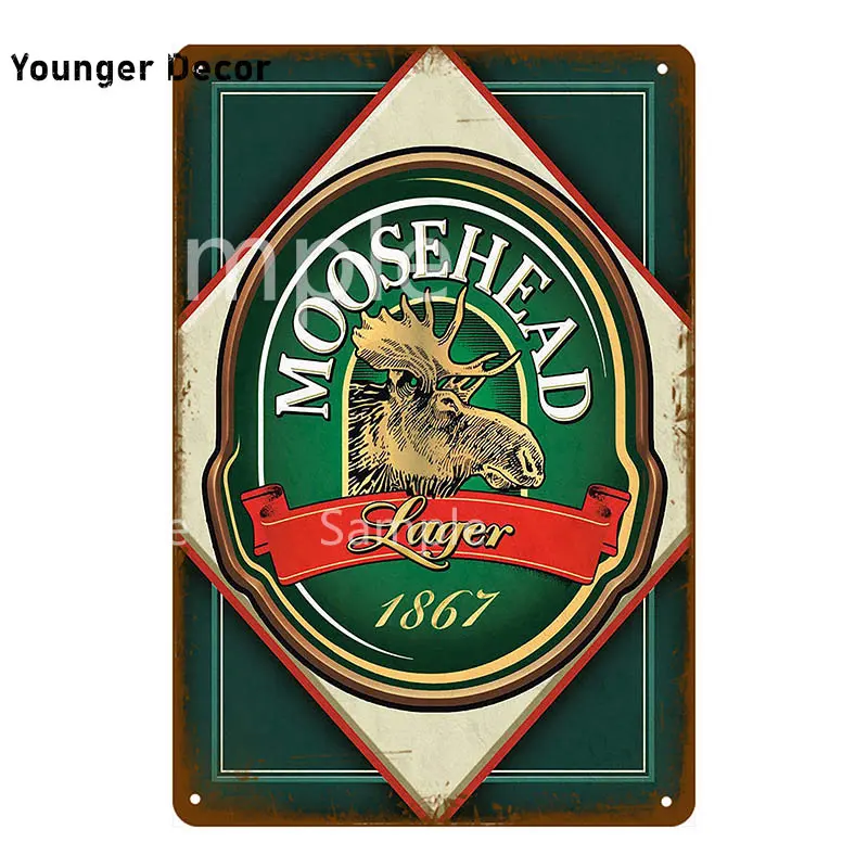 Metal Wall Sign Beer Poster For Bar Pub Man Cave